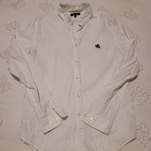 Men's Express White Button Down